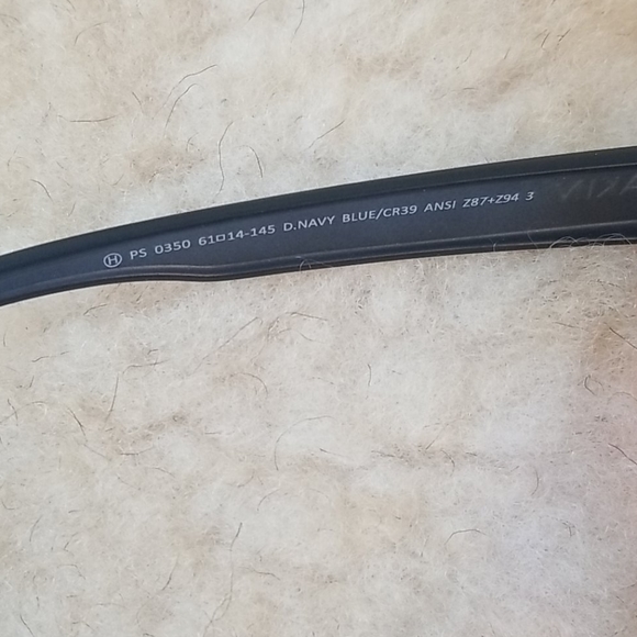 Hakim Optical Sunglasses Navy Blue with Yellow Lens - Picture 3 of 6